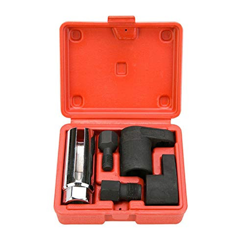 O2 Oxygen Sensor Socket Offset Wrench Remover Tool Thread Chaser 5 Pcs Set-3-8 1-2 22mm-
