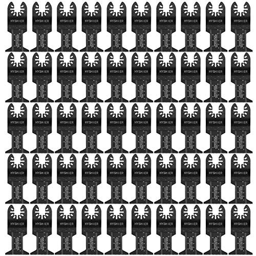 50 Pcs Oscillating Tool Blades  Professional Universal Oscillating Saw Blades  Wood Multitool Blades  Quick Release Durable Oscillating Tool  Multi To