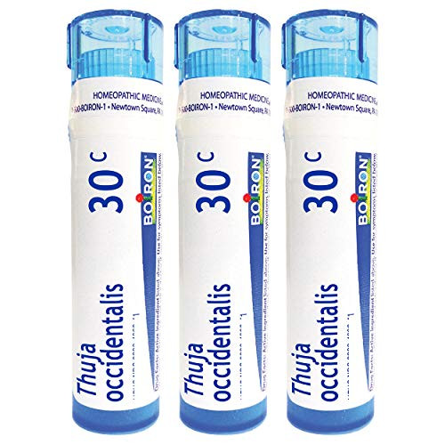 Boiron Thuja Occidentalis 30c Homeopathic Medicine for Warts 3 Count Boiron Thuja Occidentalis 30c Homeopathic Medicine for Warts 3 Count