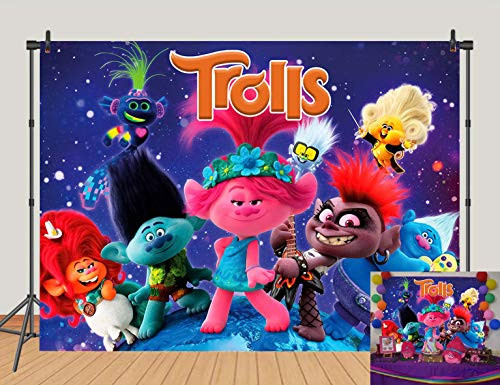 Trolls Poppy Theme Backdrop Girls Baby Shower Birthday Party Photography Background Newborn Photo Studio Props Banner 7x5ft Trolls Poppy Theme Backdrop Girls Baby Shower Birthday Party Photography Background Newborn Photo Studio Props Banner 7x5ft