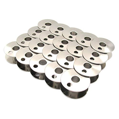 CKPSMS brand - 203470 STEEL BOBBINS Compatible with CONSEW 225 226RB 227 SINGER 111W 212W JUKI LU-562 - -20 PCS-