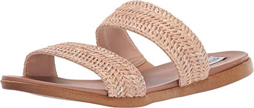Steve Madden Womens Dual Natural Raffia Sandal 11 US