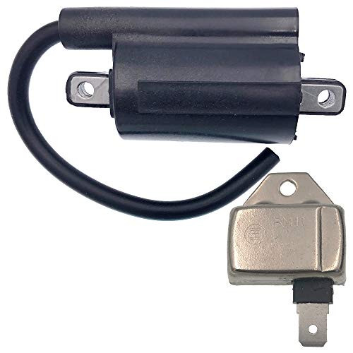 PARTSRUN 21121-2083 Ignition Coil for Kawasaki Engines with 21119-2161 Igniter Module fits John Deere Lawn Tractors AM120732 KAF620 AM105571 AM118703