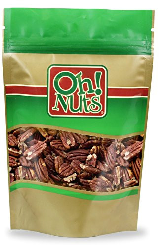 Pecans Dry Roasted Unsalted  Pecans NO OIL  NO SALT - Oh Nuts -2 LB Pecans Dry Roasted Unsalted-