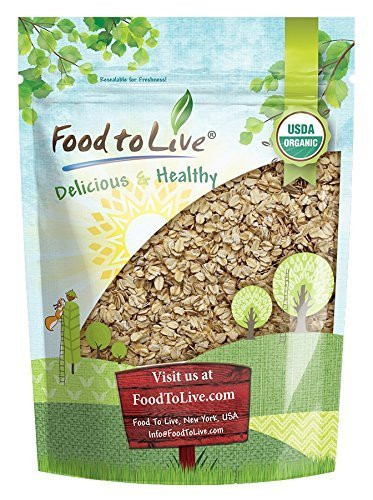 Organic Rolled Oats  2 Pounds - Old-Fashioned  100 Whole Grain  Non-GMO  Kosher  Bulk  Product of the USA