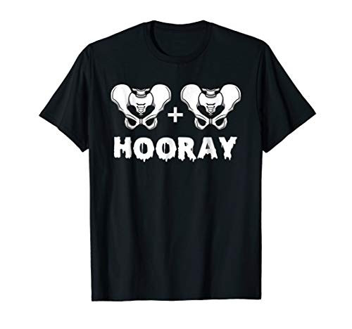 Hip Hip Hooray Funny Anatomy Pun Skeleton Bone T-Shirt