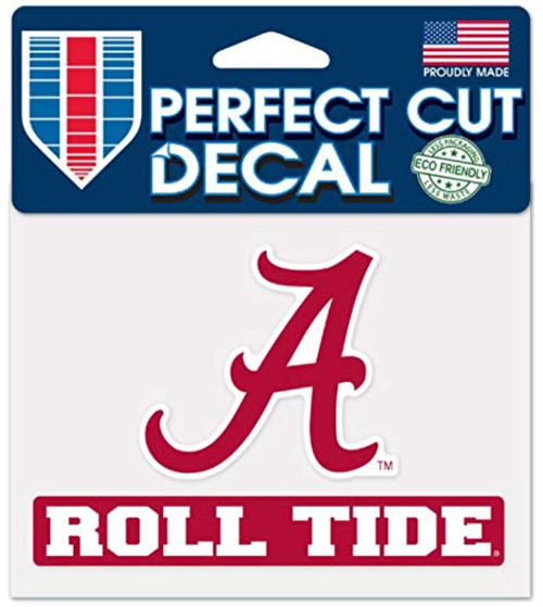 NCAA Alabama Crimson Tide 4x5 ROLL Tide Perfect Cut Decal