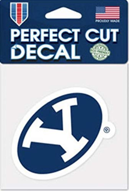 WinCraft NCAA BYU Brigham Young Cougars 4 x 4 Perfect Cut Decal WinCraft NCAA BYU Brigham Young Cougars 4 x 4 Perfect Cut Decal