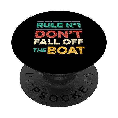 Pontoon Boat Captain My Boat My Rules Christmas Gift PopSockets Grip and Stand for Phones and Tablets