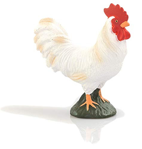 MOJO Cockerel Rooster Realistic Farm Animal Hand Painted Toy Figurine