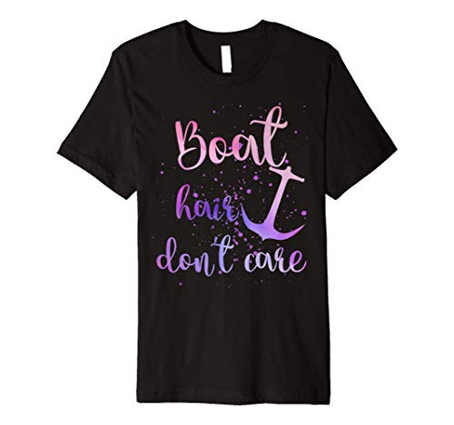 Boat Hair Dont Care Watercolor T Shirt