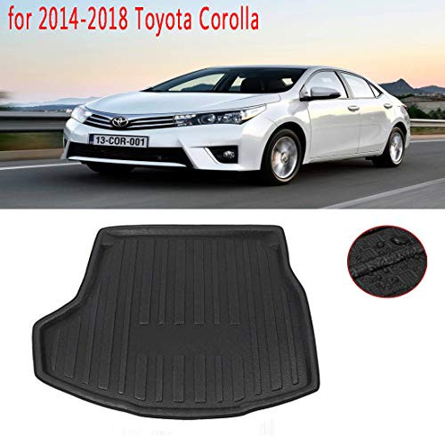 ZYHW Automotive Cargo Liners Rear Trunk Tray Boot Liner Cargo Floor Mat for 2014-2018 Toyota Corolla