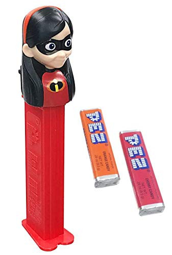 Pez Incredibles Violet - Violet Incredibles 2 Dispenser with 2 Pez Candy Refills