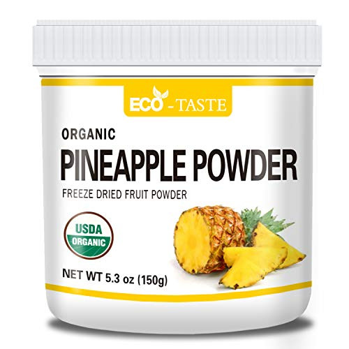 Organic Pineapple Powder 5-3oz-150g- Pure and Raw No Additives or Fillers NO GMO Organic Pineapple Powder 5-3oz-150g- Pure and Raw No Additives or Fillers NO GMO