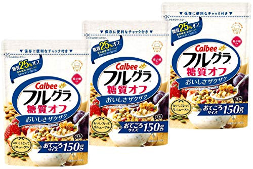 Calbee Fruit granola Frugra 25 of glucide off  5-29 Oz-  3 packs- No-a139