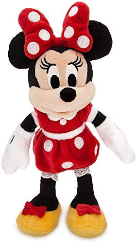 Disney Minnie Mouse Plush - Red Mini Bean Bag - 9 1-4