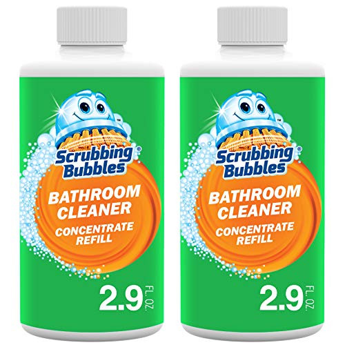 Scrubbing Bubbles Multi Surface Bathroom Cleaner Concentrate Two 2-9 oz Concentrated Refill Bottles Scrubbing Bubbles Multi Surface Bathroom Cleaner Concentrate Two 2-9 oz Concentrated Refill Bottles