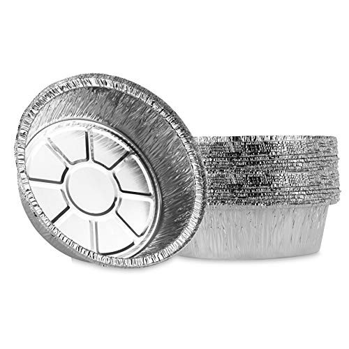 Plasticpro 6 Inch Round Tin Foil Cake Pans Disposable Aluminum Freezer and Oven Safe - For Baking Cooking Storage Roasting Reheating Pack of 20 Plasticpro 6 Inch Round Tin Foil Cake Pans Disposable Aluminum Freezer and Oven Safe - For Baking Cooking Storage Roasting Reheating Pack of 20