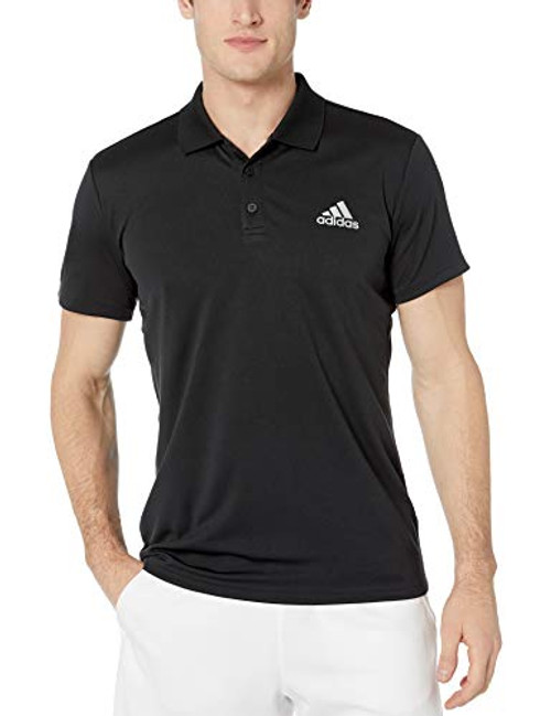 adidas Mens Club Tennis Polo Shirt Black Medium adidas Mens Club Tennis Polo Shirt Black Medium