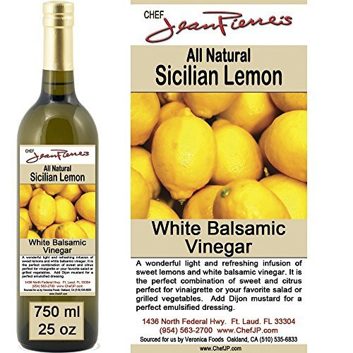 Traditional Barrel aged 12 years Sicilian Lemon White Balsamic 100 ALL NATURAL Vinegar 750ml -25oz-