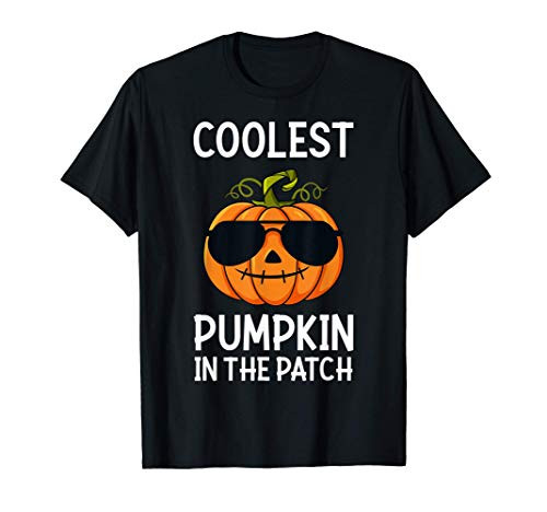 Halloween Coolest Pumpkin In The Patch Boys Girls Kids Gift T-Shirt