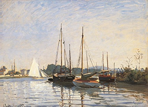 Posterazzi Pleasure Boats At Argenteuil Poster Print  -24 x 18-