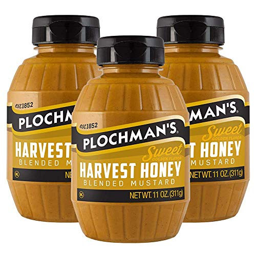 Plochmans Harvest Honey Mustard 11 Ounces -3 Pack-