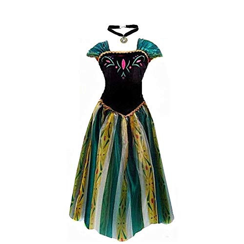 Big-On-Sale Princess Adult Women Girls Anna Elsa Coronation Dress Costume Cosplay -L Size for US 10-12- Green Big-On-Sale Princess Adult Women Girls Anna Elsa Coronation Dress Costume Cosplay -L Size for US 10-12- Green