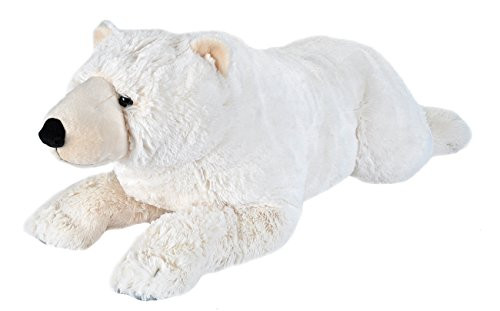 Wild Republic Jumbo Polar Bear Plush  Giant Stuffed Animal  Plush Toy  Gifts for Kids  30 Inches