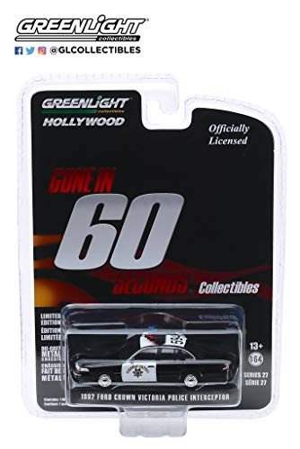Greenlight 44870-E Hollywood Series 27 - Gone in Sixty Seconds -2000- - 1992 Ford Crown Victoria Police Interceptor - California Highway Patrol 1-64 S