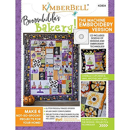 Kimberbell Designs: BROOMHILDA's BAKERY Embroidery CD & Book KD804