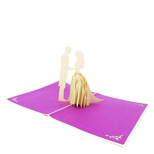3D Pop up Wedding Card  3D Valentines Day Card  Anniversary  Love  Romance  Wedding Invitations Greeting Cards - Pop Card Express