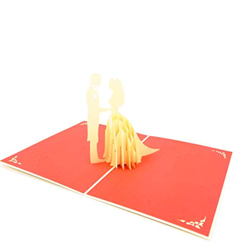3D Wedding Greeting Card  Wedding Card  Wedding Anniversary Pop Up Card  3D Pop Up Wedding Card  Anniversary - Pop Card Express