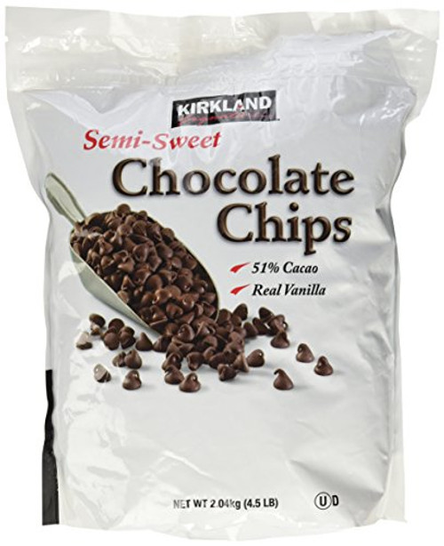 Kirkland Signature Semi-Sweet Chocolate Chips 72 oz Kirkland Signature Semi-Sweet Chocolate Chips 72 oz
