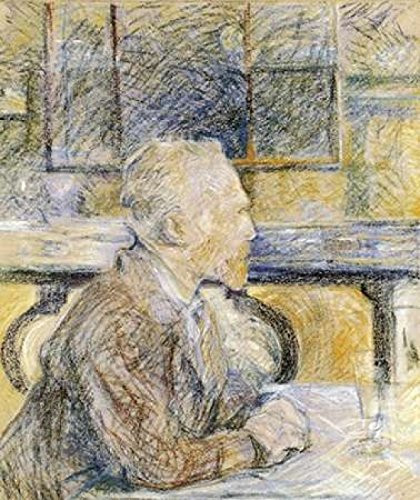 Portrait of Van Gogh Poster Print by Henri Toulouse-Lautrec -24 x 24-