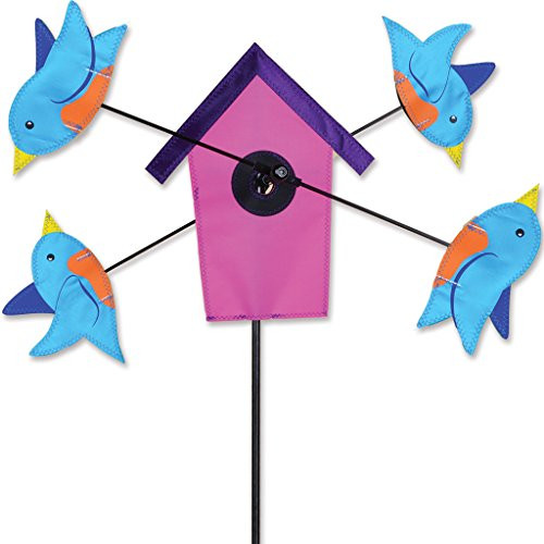 Premier Kites Whirligig Spinner - Bluebird Birdhouse Spinner