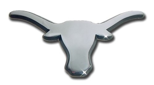 Texas Longhorns Chrome Metal Auto Emblem