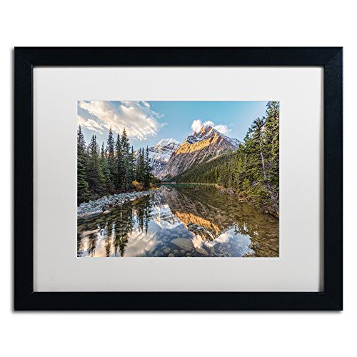 Trademark Fine Art Jasper National Park by Pierre Leclerc, White Matte, Black Frame 16x20-Inch Trademark Fine Art Jasper National Park by Pierre Leclerc, White Matte, Black Frame 16x20-Inch