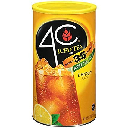 4C Iced Tea Mix  Natural Lemon Flavor  5lbs 2-6 oz