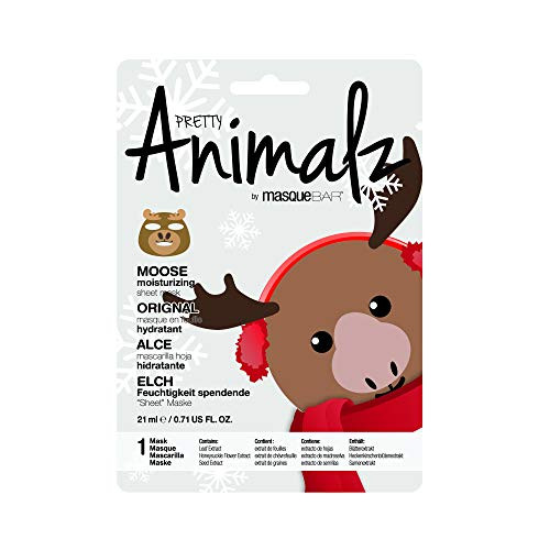 masque Bar Moose Sheet Mask w-Grapefruit - Moisturizing Facial Pore Refiner to Help Prevent Acne  Blemishes  Oily Skin  Blackheads - Made in Korea