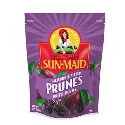 Sun-Maid California Pitted Prunes  7 oz bag -Pack of 3-