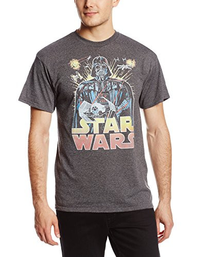 Star Wars Mens Ancient Threat T-Shirt  Charcoal Heather  XX-Large