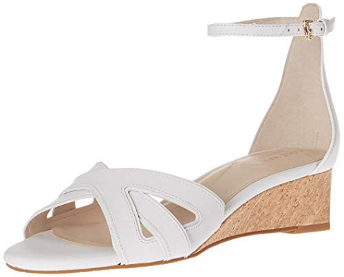 Cole Haan Womens Hana Grand Wedge Sandal  Sunset Gold Leather  9