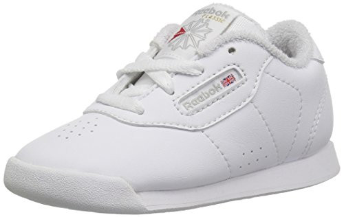 Reebok Unisex-Kids Princess Sneaker  White-Grey  11 M US Little Kid