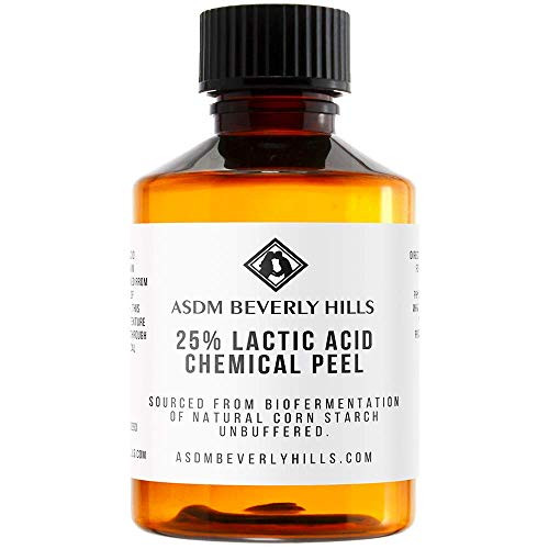 ASDM Beverly Hills Lactic Acid 25 Chemical Peel Treatment For Unisex Adults  Clear  Unscented  2 Ounce 60 Milliliter-1