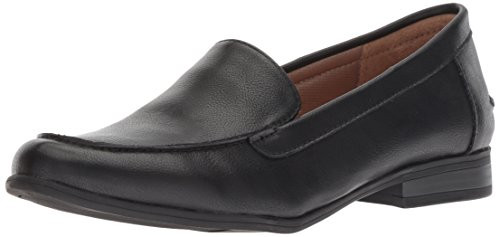 LifeStride Womens Margot Loafer  Black  8-5 W US