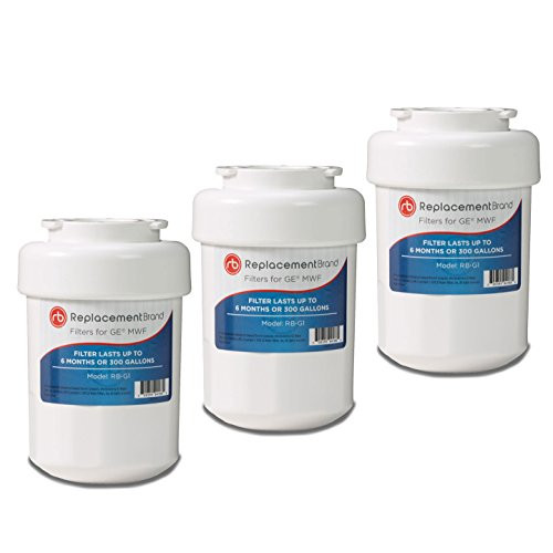 GE MWF SmartWater Comparable Refrigerator Water Filter 3 Pack