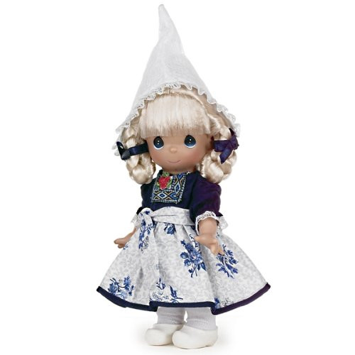 The Doll Maker Precious Moments Dolls Linda Rick Holland Children of The World Elin 9 inch Doll The Doll Maker Precious Moments Dolls Linda Rick Holland Children of The World Elin 9 inch Doll