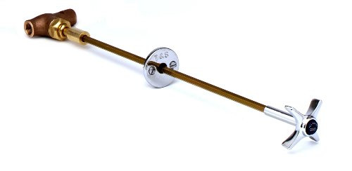 TandS Brass BL-4700-01 Remote Control Valve for Gases  4-Arm Handle  3-8-Inch Npt Female Inlet And Outlet