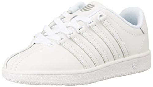 K-Swiss unisex-kids CLASSIC VN White-White 11-5 M US Little Kid